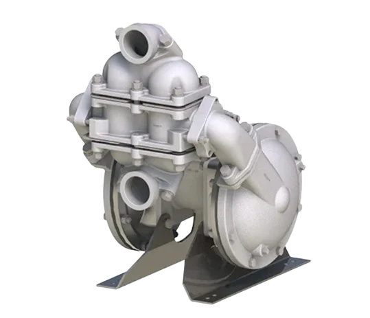 HDB metallic heavy-duty ball valve AODD pump for efficient fluid transfer in industrial applications, available in sizes from 2 to 50 inches.